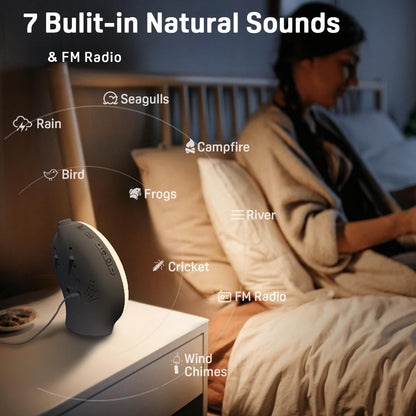 Oceanfront Sunrise Glow Alarm Clock