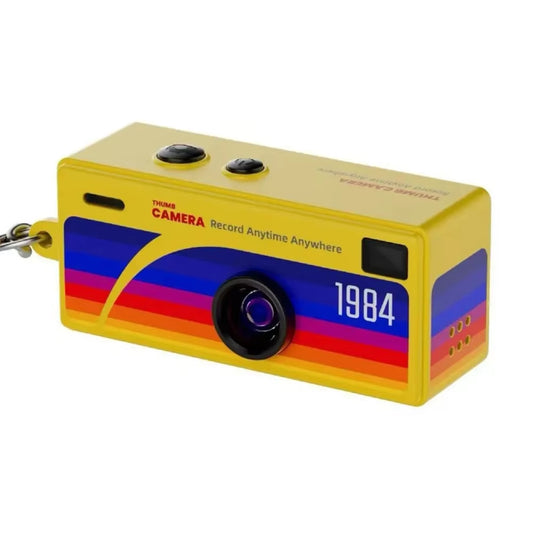 Mini Action Camera Retro Support Memory Card Thumb Keychain Camera 0.96Inch 1080P Very Small Camcorder Video Recorder